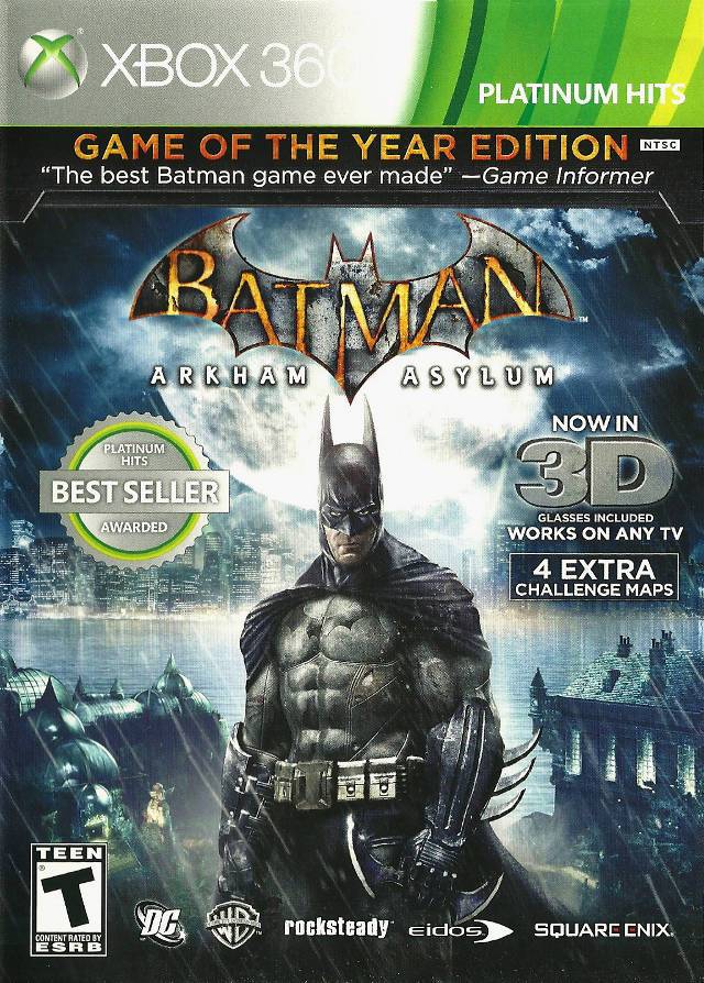 Batman Arkham Asylum Platinum Hits