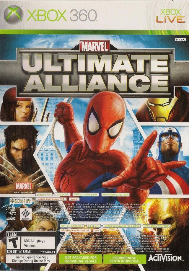 Marvel Ultimate Alliance & Forza Motorsport 2
